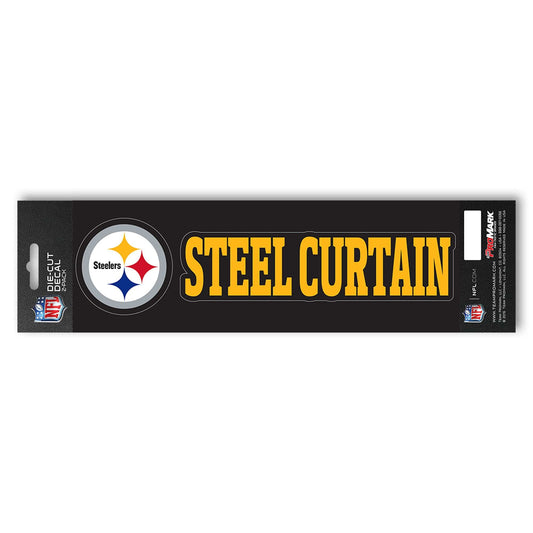 Pittsburgh Steelers 2 Piece Team Slogan Decal Sticker Set - Pittsburgh Steelers