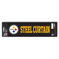 Pittsburgh Steelers 2 Piece Team Slogan Decal Sticker Set - Pittsburgh Steelers