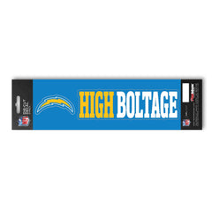 Los Angeles Chargers 2 Piece Team Slogan Decal Sticker Set - Los Angeles Chargers