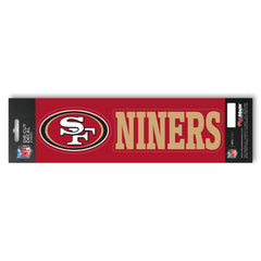 San Francisco 49ers 2 Piece Team Slogan Decal Sticker Set - San Francisco 49ers