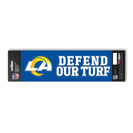 Los Angeles Rams 2 Piece Team Slogan Decal Sticker Set - Los Angeles Rams
