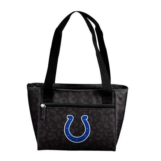 Indianapolis Colts Leopard Print 16 Can Cooler Tote - Logo Brands - Flyclothing LLC