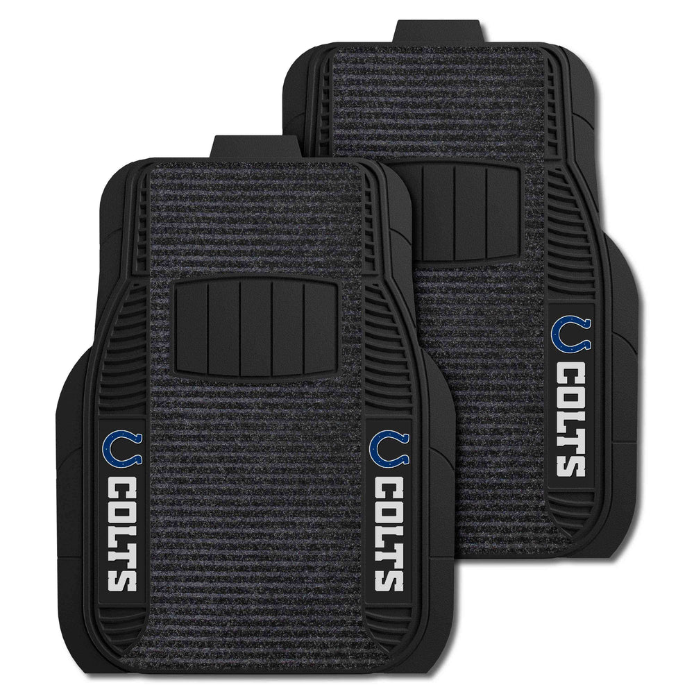 NFL - Indianapolis Colts 2-pc Deluxe Car Mat Set - Logo Brands - Flyclothing LLC