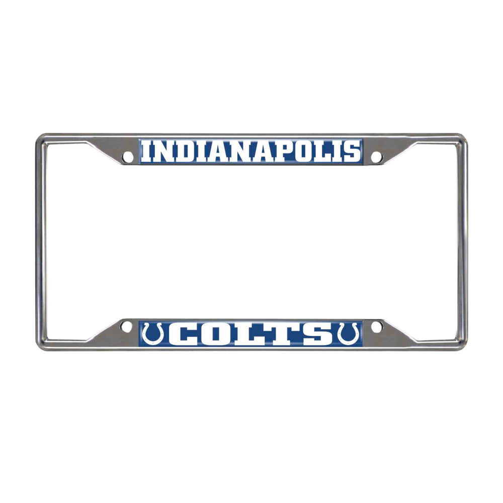NFL - Indianapolis Colts Chrome License Plate Frame - Logo Brands - Flyclothing LLC