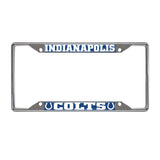NFL - Indianapolis Colts Chrome License Plate Frame - Logo Brands - Flyclothing LLC