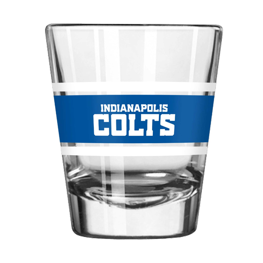 Indianapolis Colts 2oz Stripe Shot Glass - Logo Brands - Flyclothing LLC