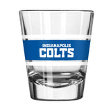 Indianapolis Colts 2oz Stripe Shot Glass - Logo Brands - Flyclothing LLC