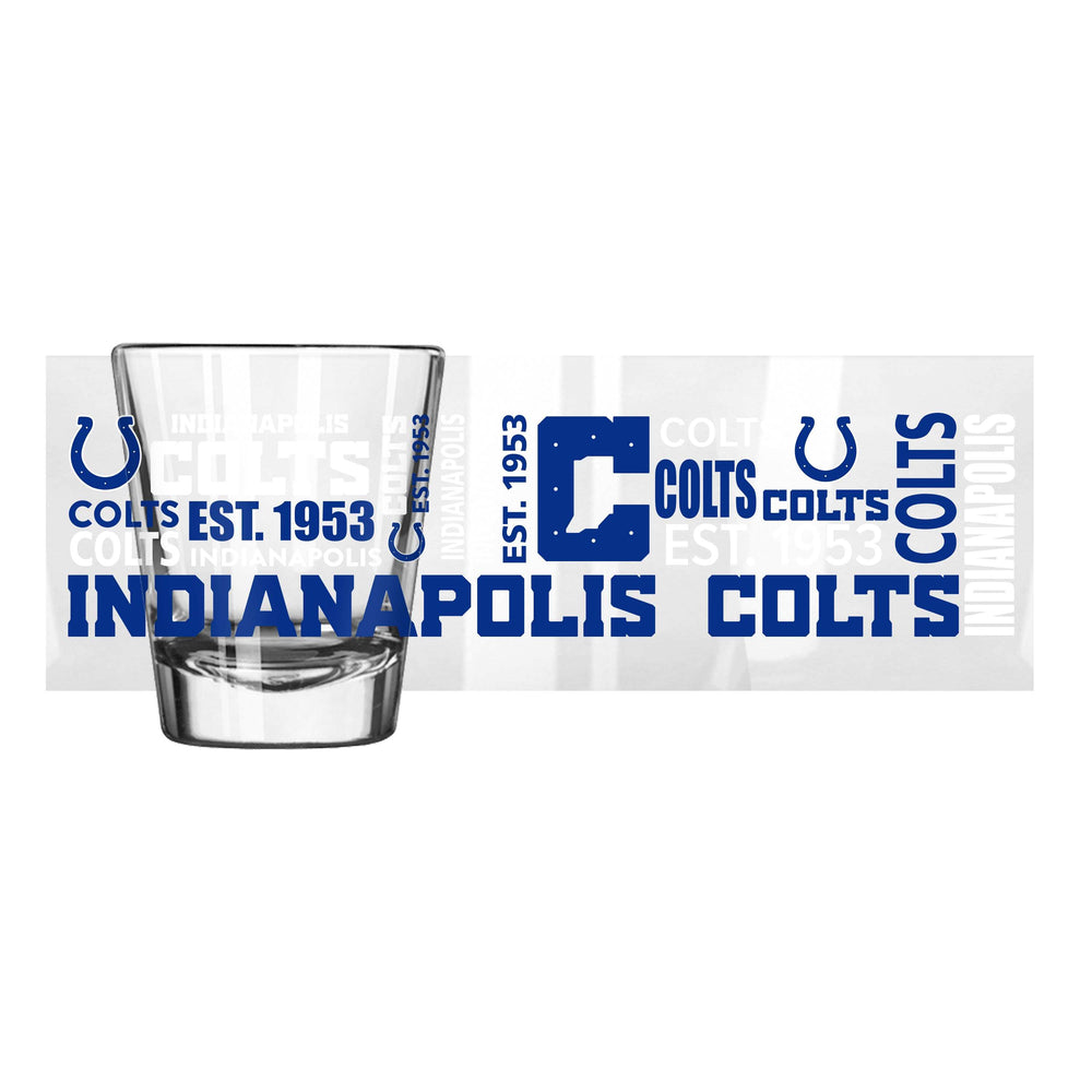 Indianapolis Colts 2oz Spirit Shot Glass - Logo Brands - Flyclothing LLC