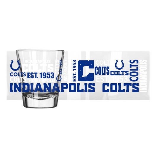Indianapolis Colts 2oz Spirit Shot Glass - Logo Brands - Flyclothing LLC