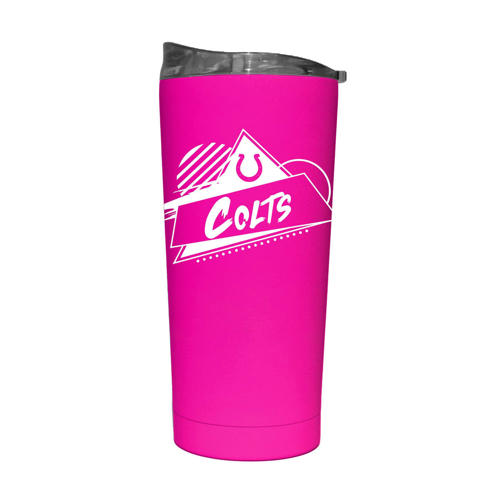 Indianapolis Colts 20oz Electric Rad Soft Touch Tumbler - Logo Brands - Flyclothing LLC