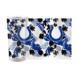 Indianapolis Colts 20oz Floral Stainless Tumbler - Logo Brands - Flyclothing LLC
