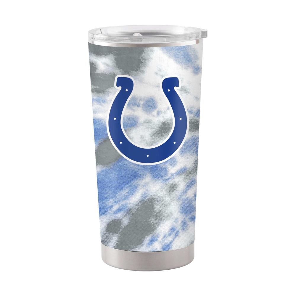 Indianapolis Colts 20oz Tie Dye Stainless Steel Tumbler - Logo Brands - Flyclothing LLC