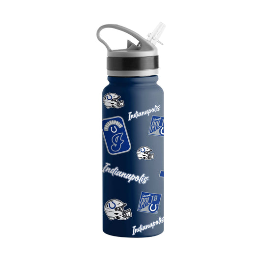Indianapolis Colts 25oz Dreamweave SingleWall FlipTop Bottle - Logo Brands - Flyclothing LLC