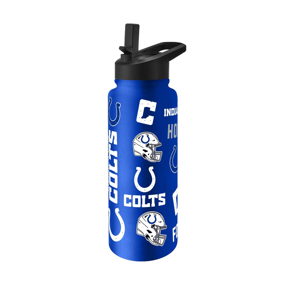 Indianapolis Colts 34oz Native Quencher Bottle - Logo Brands - Flyclothing LLC