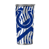 Indianapolis Colts Flex 20oz Plastic Wall Stainless Tumbler - Logo Brands - Flyclothing LLC