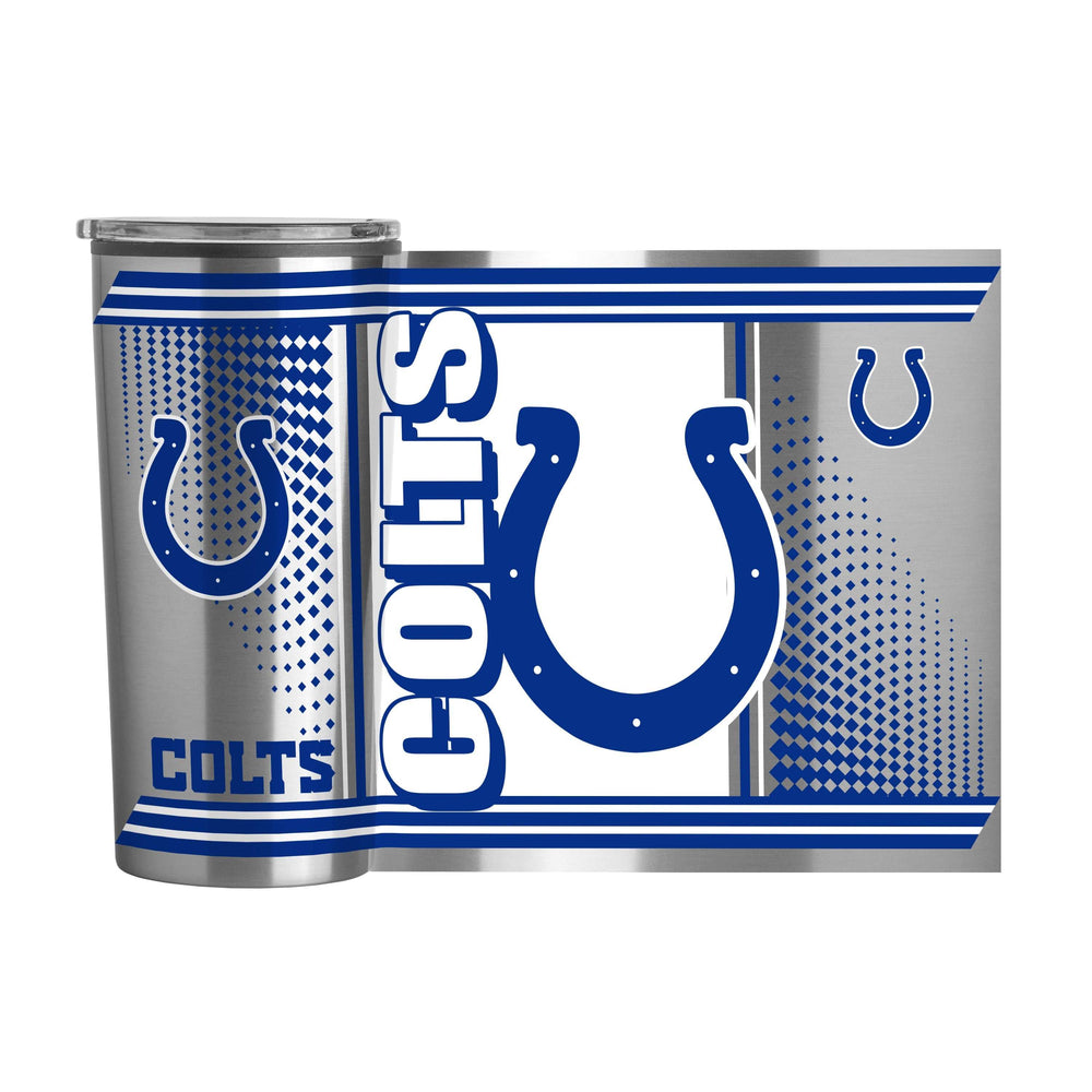 Indianapolis Colts 20oz Hero Fusion Tumbler - Logo Brands - Flyclothing LLC