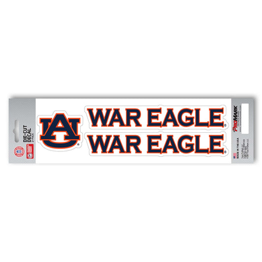 Auburn Tigers 2 Piece Team Slogan Decal Sticker Set - Auburn
