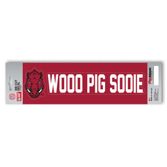 Arkansas Razorbacks 2 Piece Team Slogan Decal Sticker Set - Arkansas