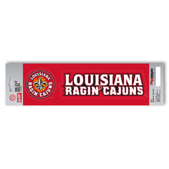 Louisiana-Lafayette Ragin' Cajuns 2 Piece Team Slogan Decal Sticker Set - Louisiana-Lafayette