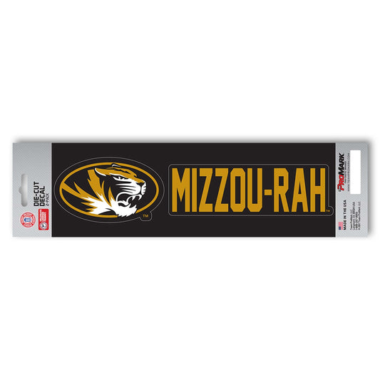 Missouri Tigers 2 Piece Team Slogan Decal Sticker Set - Missouri