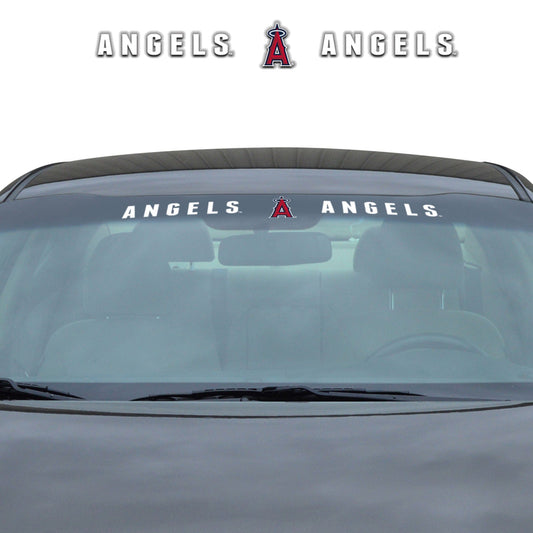Los Angeles Angels Sun Stripe Windshield Decal 3.25 in. x 34 in. - Los Angeles Angels
