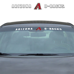 Arizona Diamondbacks Sun Stripe Windshield Decal 3.25 in. x 34 in. - Arizona Diamondbacks