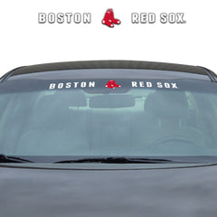 Boston Red Sox Sun Stripe Windshield Decal 3.25 in. x 34 in. - Boston Red Sox
