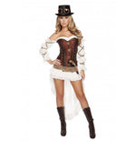 Roma Costume 7pc Sexy Steampunk Babe - Roma Costume - Flyclothing LLC