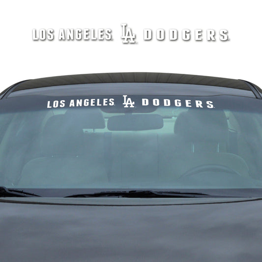 Los Angeles Dodgers Sun Stripe Windshield Decal 3.25 in. x 34 in. - Los Angeles Dodgers