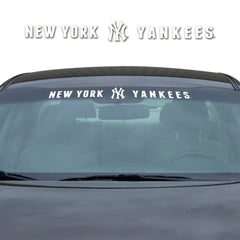 New York Yankees Sun Stripe Windshield Decal 3.25 in. x 34 in.