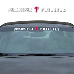 Philadelphia Phillies Sun Stripe Windshield Decal 3.25 in. x 34 in. - Philadelphia Phillies