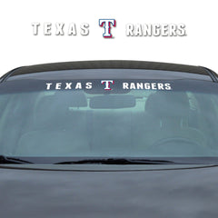 Texas Rangers Sun Stripe Windshield Decal 3.25 in. x 34 in. - Texas Rangers