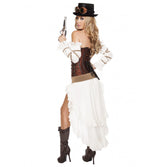 Roma Costume 7pc Sexy Steampunk Babe Costume 4576 - Roma Costume - Flyclothing LLC
