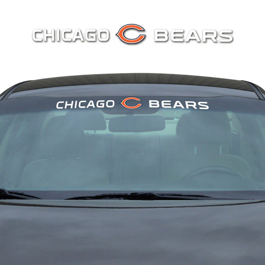 Chicago Bears Sun Stripe Windshield Decal 3.25 in. x 34 in. - Chicago Bears