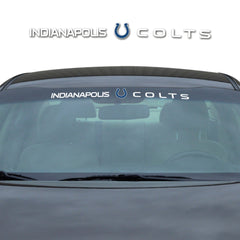 Indianapolis Colts Sun Stripe Windshield Decal 3.25 in. x 34 in. - Indianapolis Colts