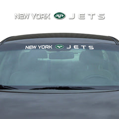 New York Jets Sun Stripe Windshield Decal 3.25 in. x 34 in. - New York Jets