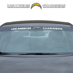 Los Angeles Chargers Sun Stripe Windshield Decal 3.25 in. x 34 in. - Los Angeles Chargers