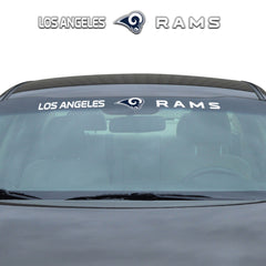 Los Angeles Rams Sun Stripe Windshield Decal 3.25 in. x 34 in. - Los Angeles Rams
