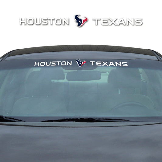 Houston Texans Sun Stripe Windshield Decal 3.25 in. x 34 in. - Houston Texans