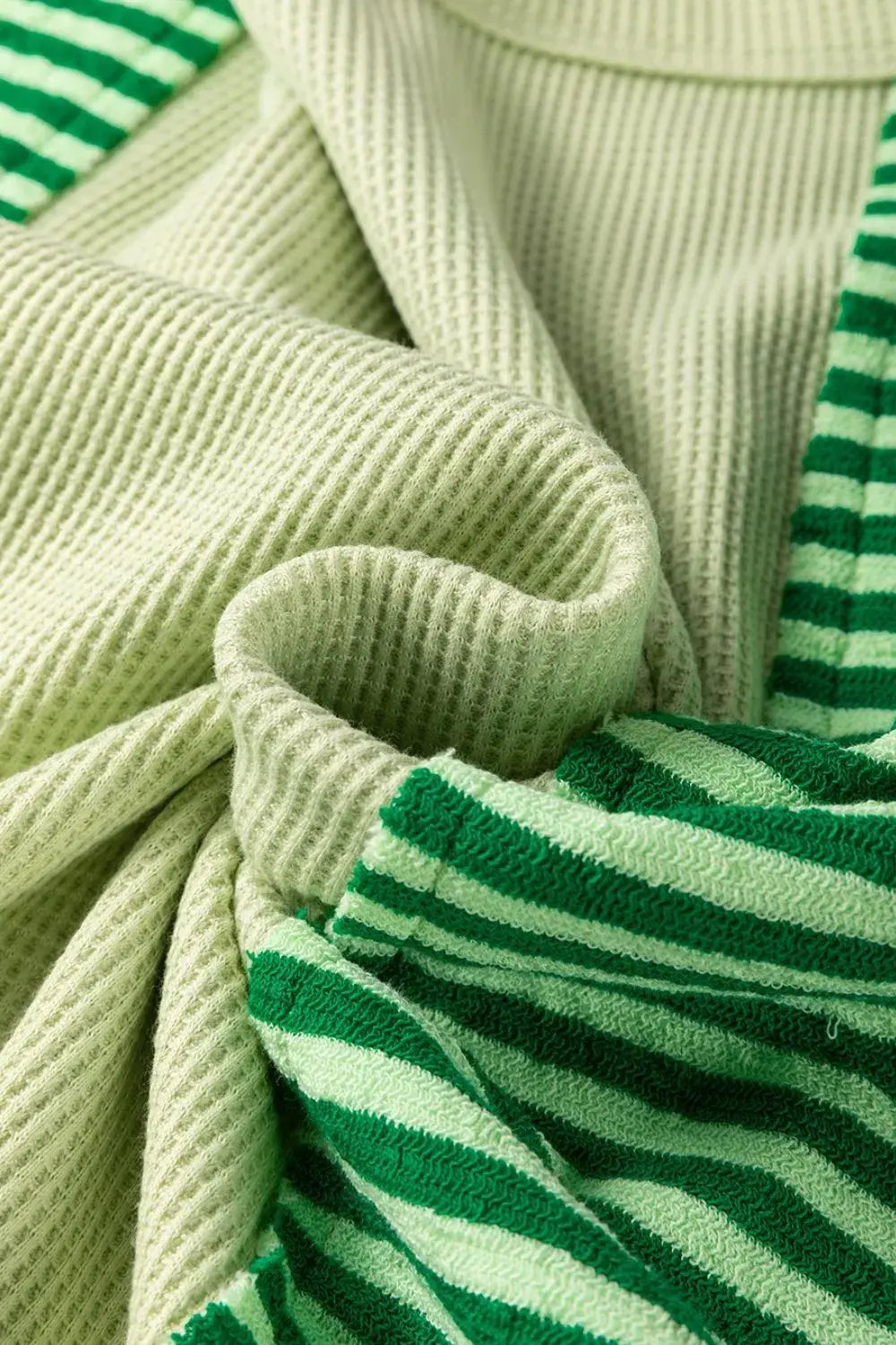 Striped Textured Half Sleeve T-Shirt - Trendsi - Flyclothing LLC