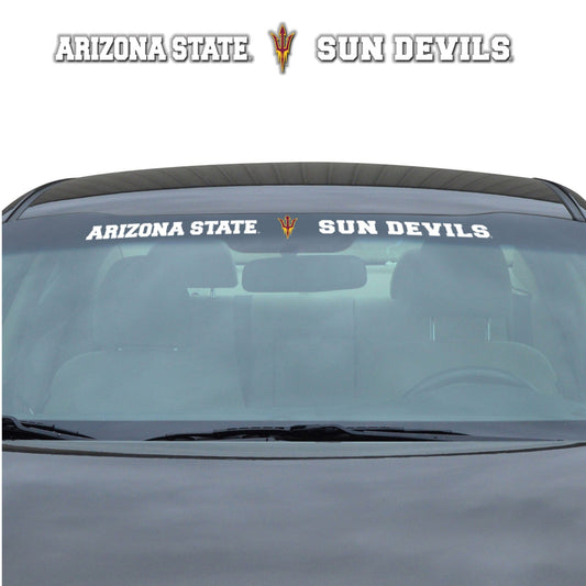 Arizona State Sun Devils Sun Stripe Windshield Decal 3.25 in. x 34 in. - Arizona State