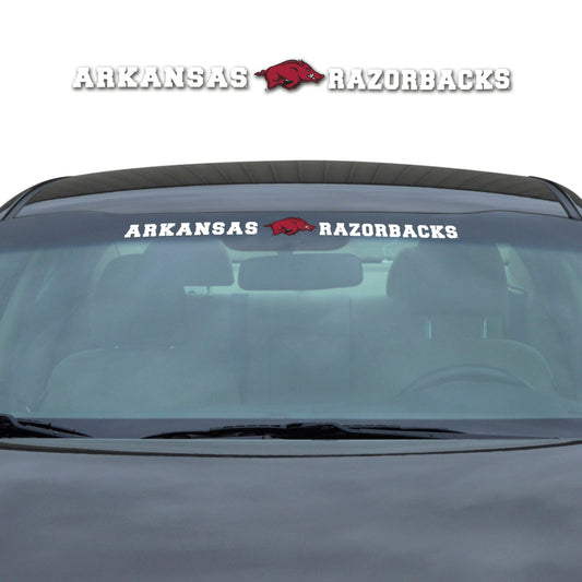 Arkansas Razorbacks Sun Stripe Windshield Decal 3.25 in. x 34 in. - Arkansas