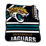 Jacksonville Jaguars Raschel Throw - Logo Brands - Flyclothing LLC