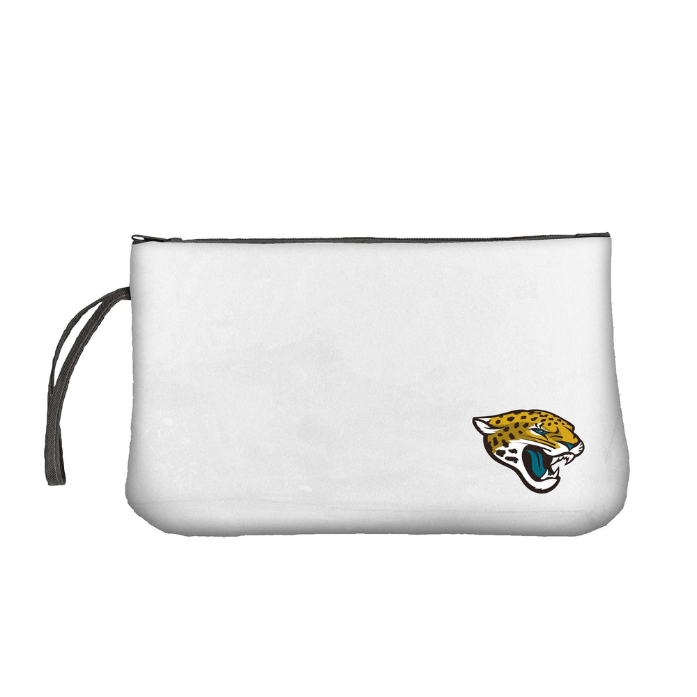 Jacksonville Jaguars Clear Wristlet - Logo Brands - Flyclothing LLC