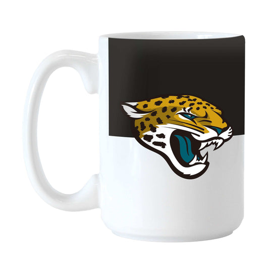 Jacksonville Jaguars 15oz Colorblock Sublimated Mug - Logo Brands - Flyclothing LLC