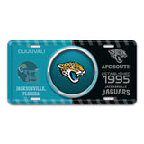 NFL - Jacksonville Jaguars Embossed Metal License Plate - Logo Brands - Flyclothing LLC