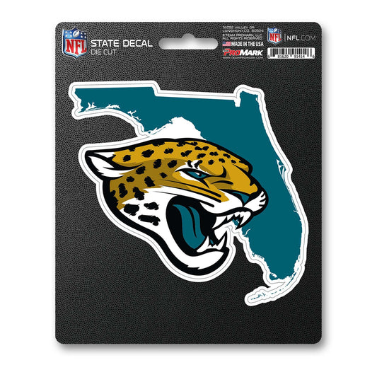NFL - Jacksonville Jaguars State Shape Decal - Logo Brands - Flyclothing LLC