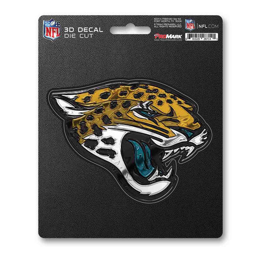 NFL - Jacksonville Jaguars 3D Decal - Logo Brands - Flyclothing LLC