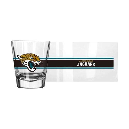 Jacksonville Jaguars 2oz Stripe Shot Glass - Logo Brands - Flyclothing LLC