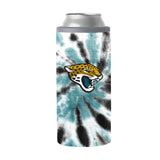 Jacksonville Jaguars 12oz Tie Dye Slim Can Coolie - Logo Brands - Flyclothing LLC